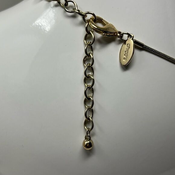 Chico’s bold gold tone necklace. - Picture 8 of 8